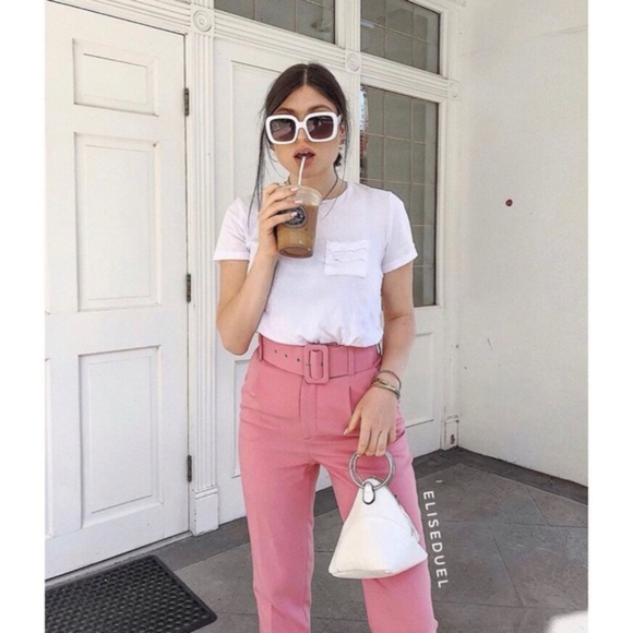 *LAST PAIR* Blogger Fav! Zara Pink Trousers, NWT - Picture 8 of 8